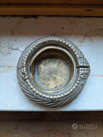 Posacenere Vintage in Ottone Massiccio