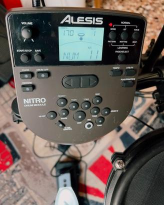 Alesis Nitro batteria elettronica completa con 8 p