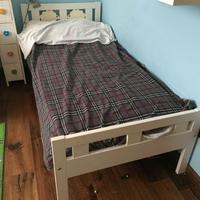Lettino Ikea Kritter con materasso