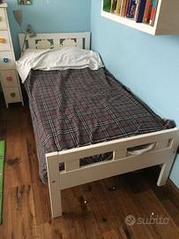 Lettino Ikea Kritter con materasso