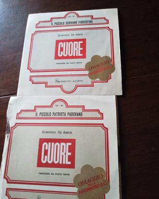 2 vinili serie speciale libro Cuore 