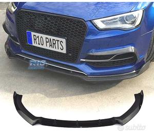 SPOILER LIP ANTERIORE AUDI A3 8V LOOK SLINE IN ABS