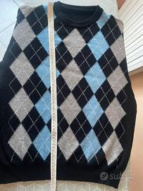 Maglione uomo a rombi