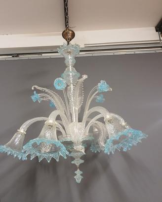 lampadario in vetro di murano 