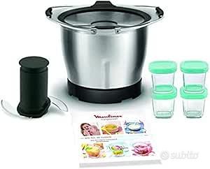 Moulinex XF387E, Mini Ciotola per Cuocere, 1,4 L,