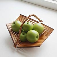 Portafrutta vintage bambù anni 60 stile danese des