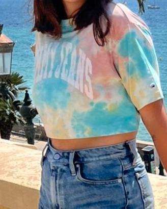 Tommy Jeans T-shirt con stampa - tie dye multi