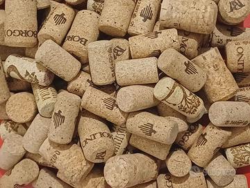 50 TAPPI DI SUGHERO USATI VINO PROSECCO BRICOLAGE