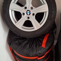 4 CERCHI BMW con gomme invernali