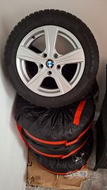4 CERCHI BMW con gomme invernali