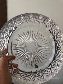 Elegante centro tavola di cristallo 20cm diametro.