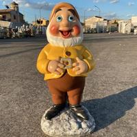 Statua Gongolo Nano Nani Biancaneve Giardino