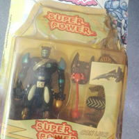 Robot tipo Power Rangers vintage confezionato