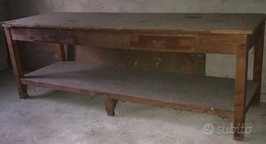 Rustico Tavolo in abete 80x250