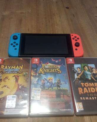 Nintendo switch con giochi