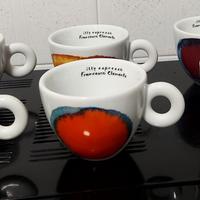 Illy 2011 Francesco Clemente 6 cappuccino cups ant