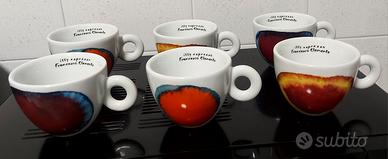 Illy 2011 Francesco Clemente 6 cappuccino cups ant