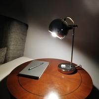 Lampada  in acciaio  anni 70