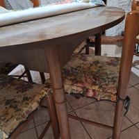 Tavolo tondo con 6 sedie