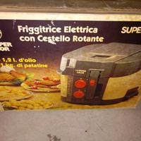 friggitrice con cestello rotante 