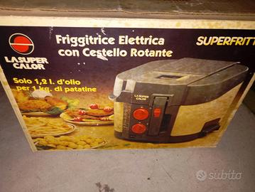 friggitrice con cestello rotante 