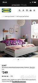 Letto Ikea con secondo letto estraibili e cassetti