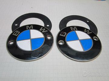 Targhette Emblemi Serbatoio BMW Originali Ø 70mm