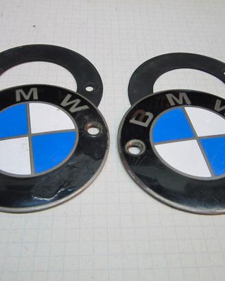 Targhette Emblemi Serbatoio BMW Originali Ø 70mm