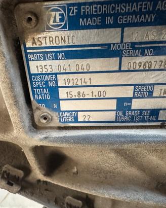 Cambio automatico DAF euro 6