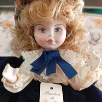 Bambola di Porcellana D.B. - vintage - anni 80
