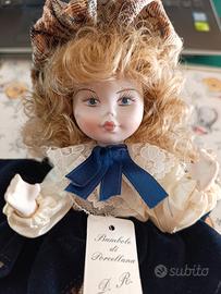 Bambola di Porcellana D.B. - vintage - anni 80