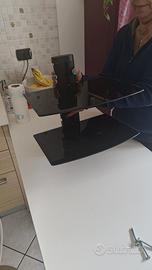 Mensole per decoder tv vetro da muro