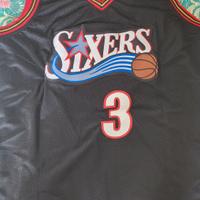 Maglia Sixers autografata Allen Iverson COA Becket