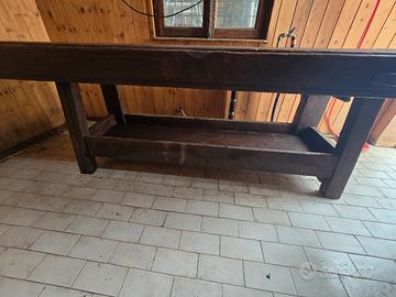 tavolo da falegname da esposizione 