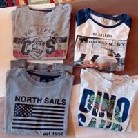 Set 4 maglie manica lunga bimbo