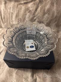 Vaso e centrotavola in cristallo di bohemia