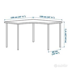 Scrivania angolare Adils Linmon