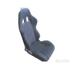 SEDILE SPORTIVO SEMI-BAQUET MONTECARLO TESSUTO NER
