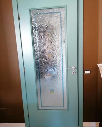 Porte interne colore tiffany
