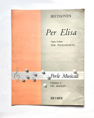 Lotto Spartiti Edizioni Ricordi "Perle Musicali"