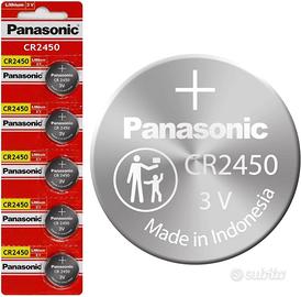 Batterie al litio Panasonic CR2450 3V
