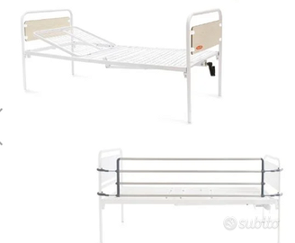 Letto ortopedico con sponde usato