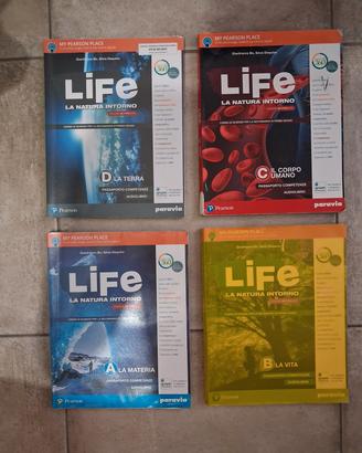 Libri Life A-B-C-D scuola media -3 NUOVI + 1 usato