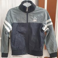 giubbino Benetton doubleface taglia 6/7 anni