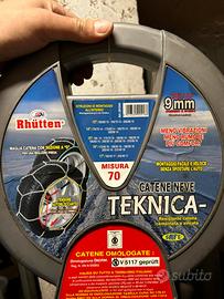 Catene auto misura 70, spessore 9 mm TEKNICA