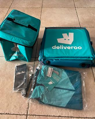 Kit zaino borsa giacca Deliveroo
