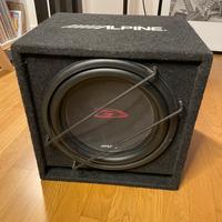 KIT SUBWOOFER E AMPLIFICATORE ALPINE