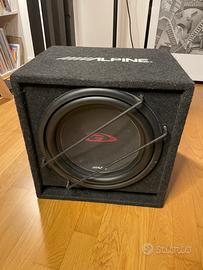 KIT SUBWOOFER E AMPLIFICATORE ALPINE