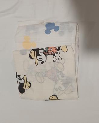 Mussole neonato Disney Mickey nuove 2pz cotone