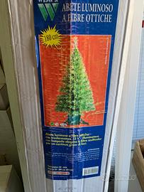 ALBERO DI NATALE con FIBRE OTTICHE